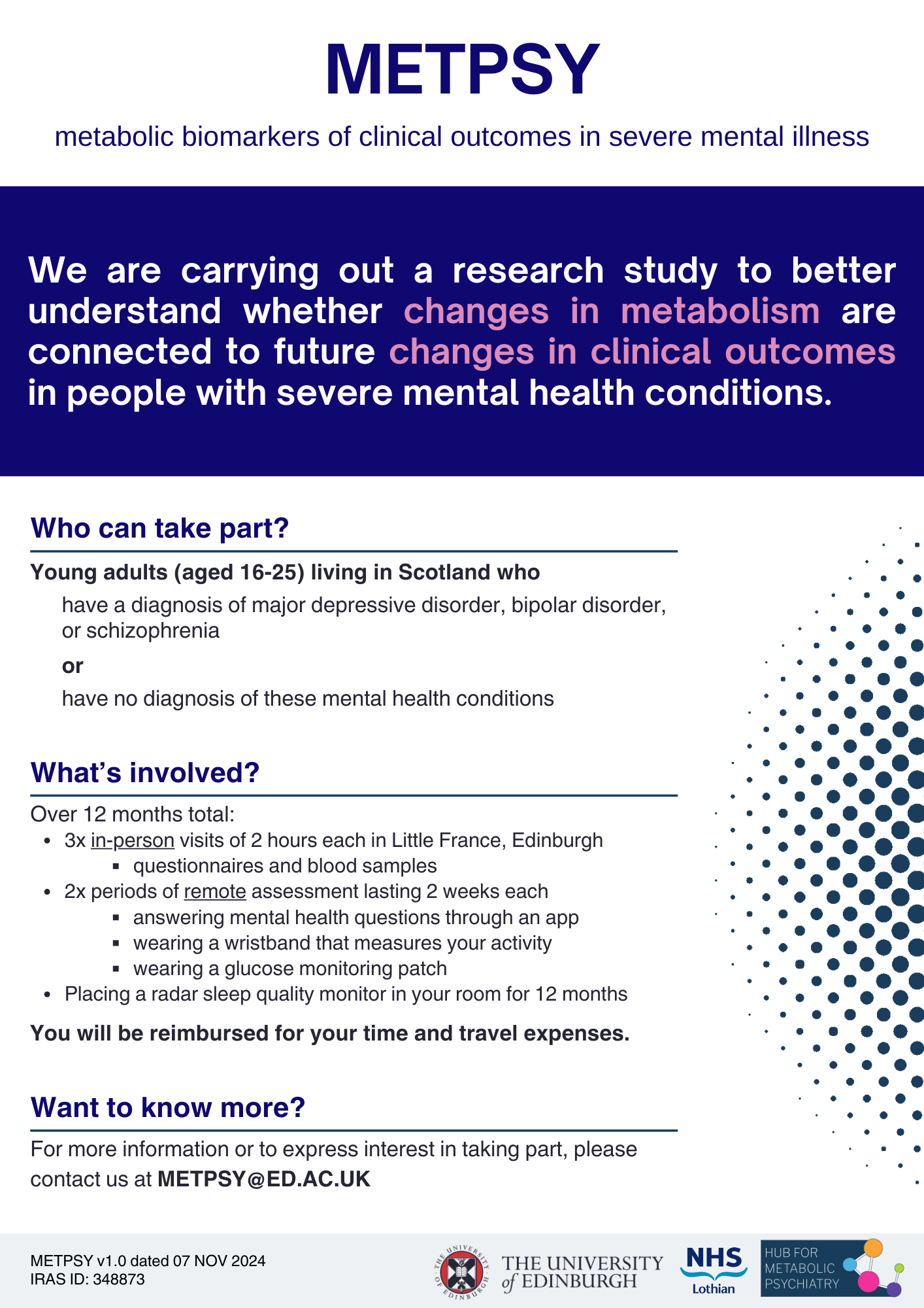METPSY Study Leaflet