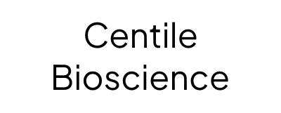 Centile Bioscience black on white text