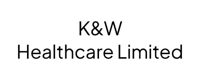 K&W Healthcare Limited black on white text