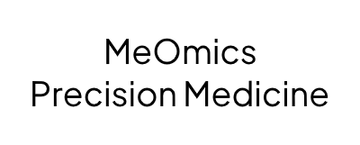 MeOmics Precision Medicine black on white text