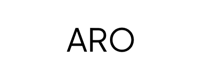 AROblack on white text