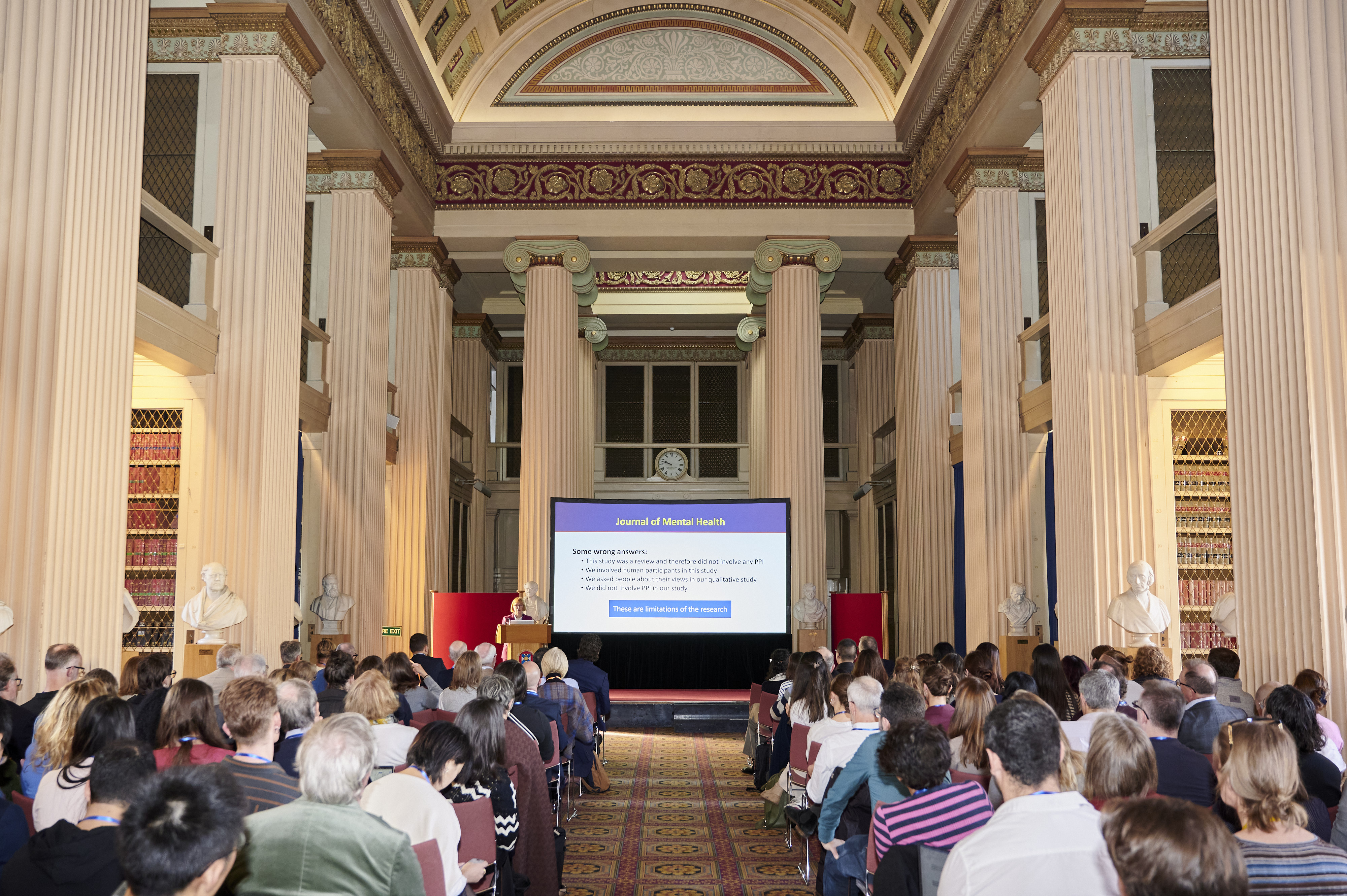 Playfair Library Hall at MHP Research Summit
