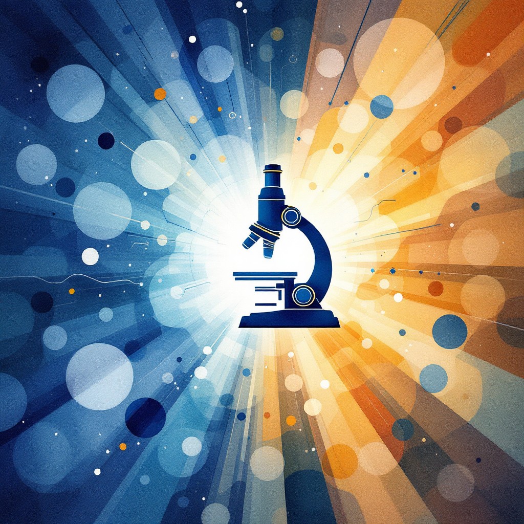 microscope graphic image