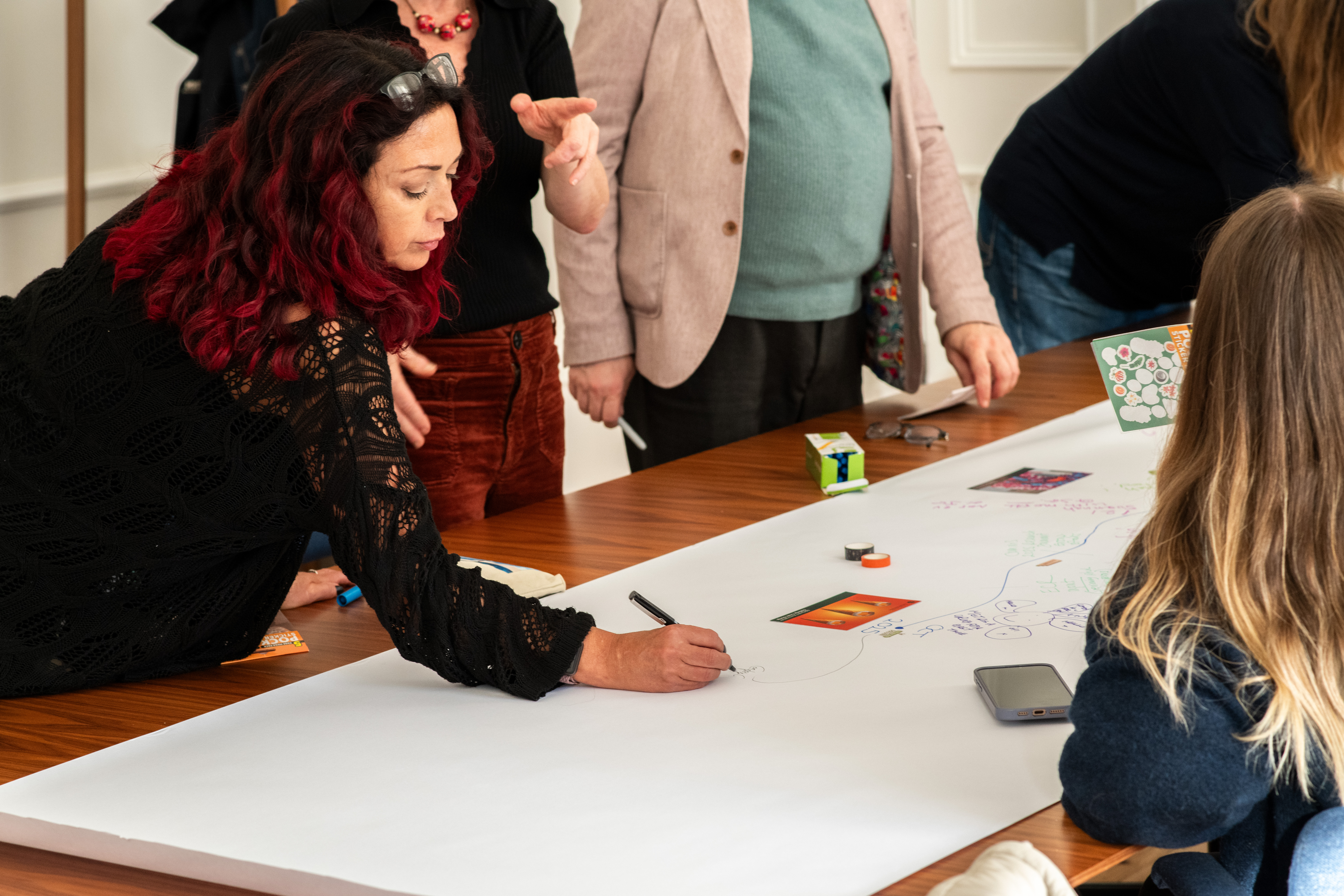 group of PPIE members working together