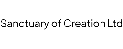 "Sanctuary of Creation Ltd" in black text on white rectangle.