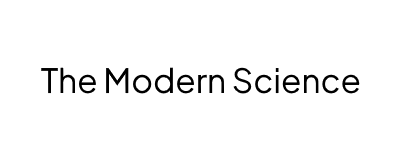 "The Modern Science"  in black text on a white rectangle
