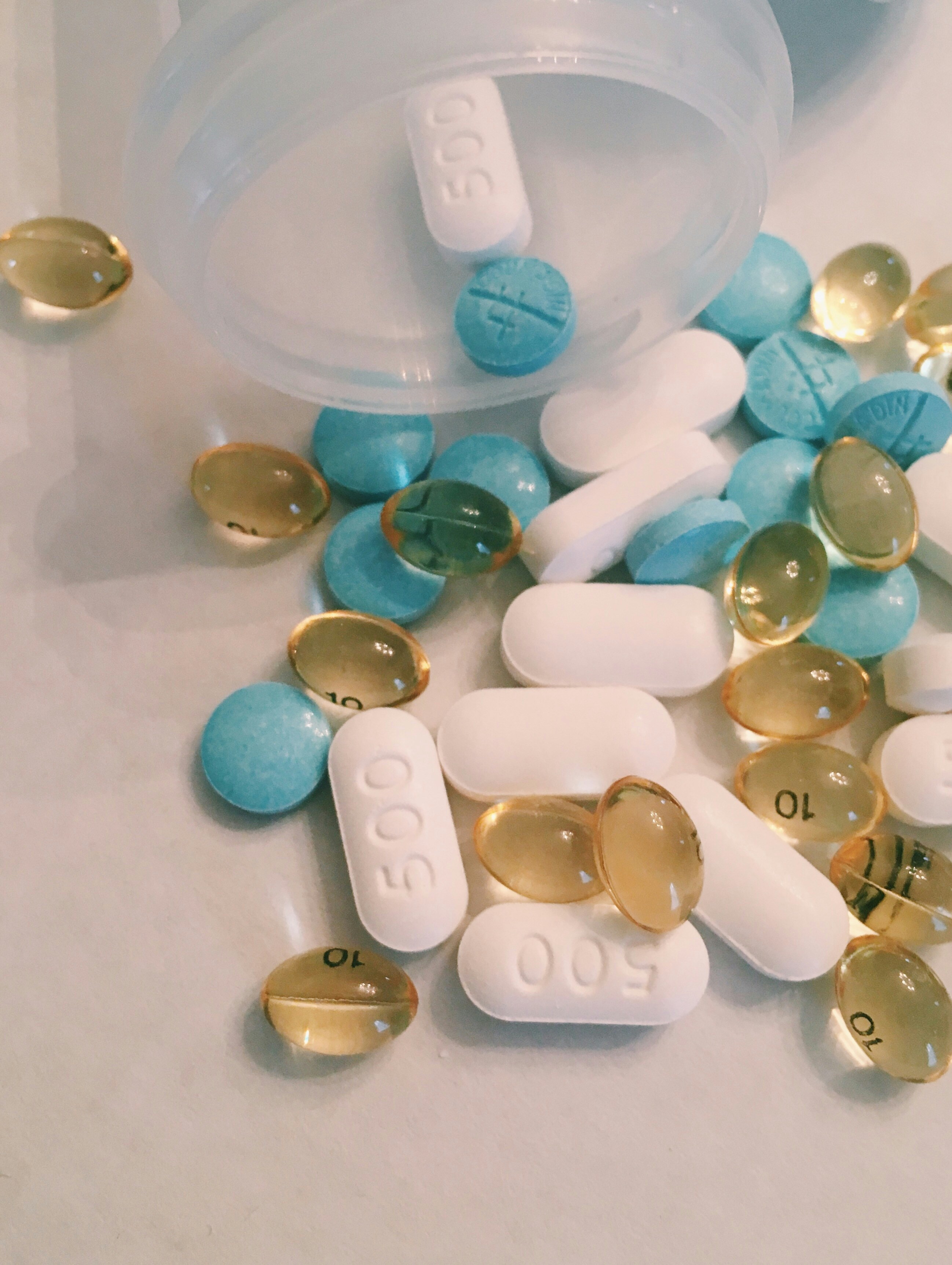 pile of pills and drugs