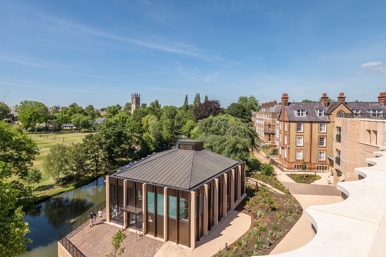 Riverside Pavilion and Terrace st hilda oxford