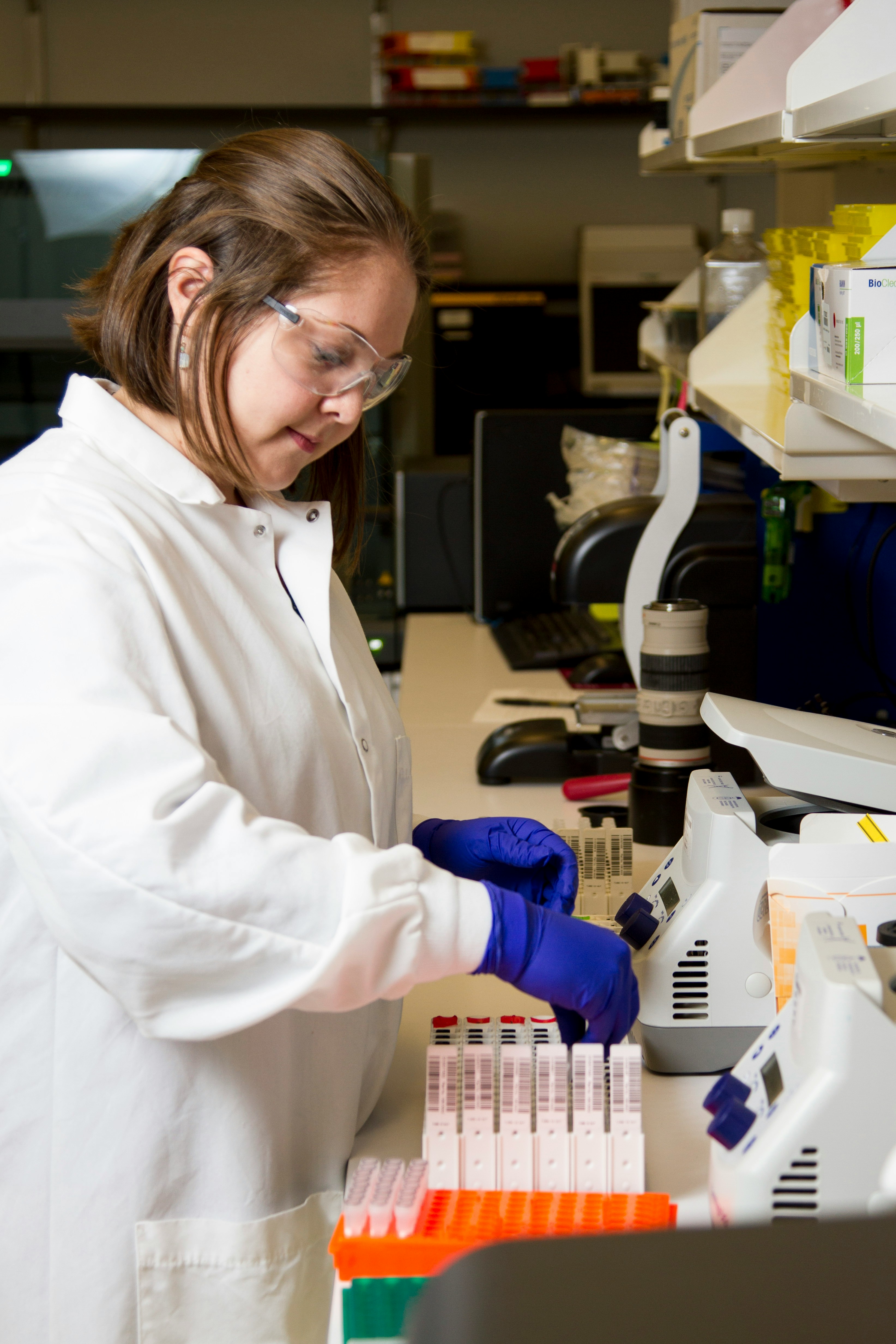 researcher in lab