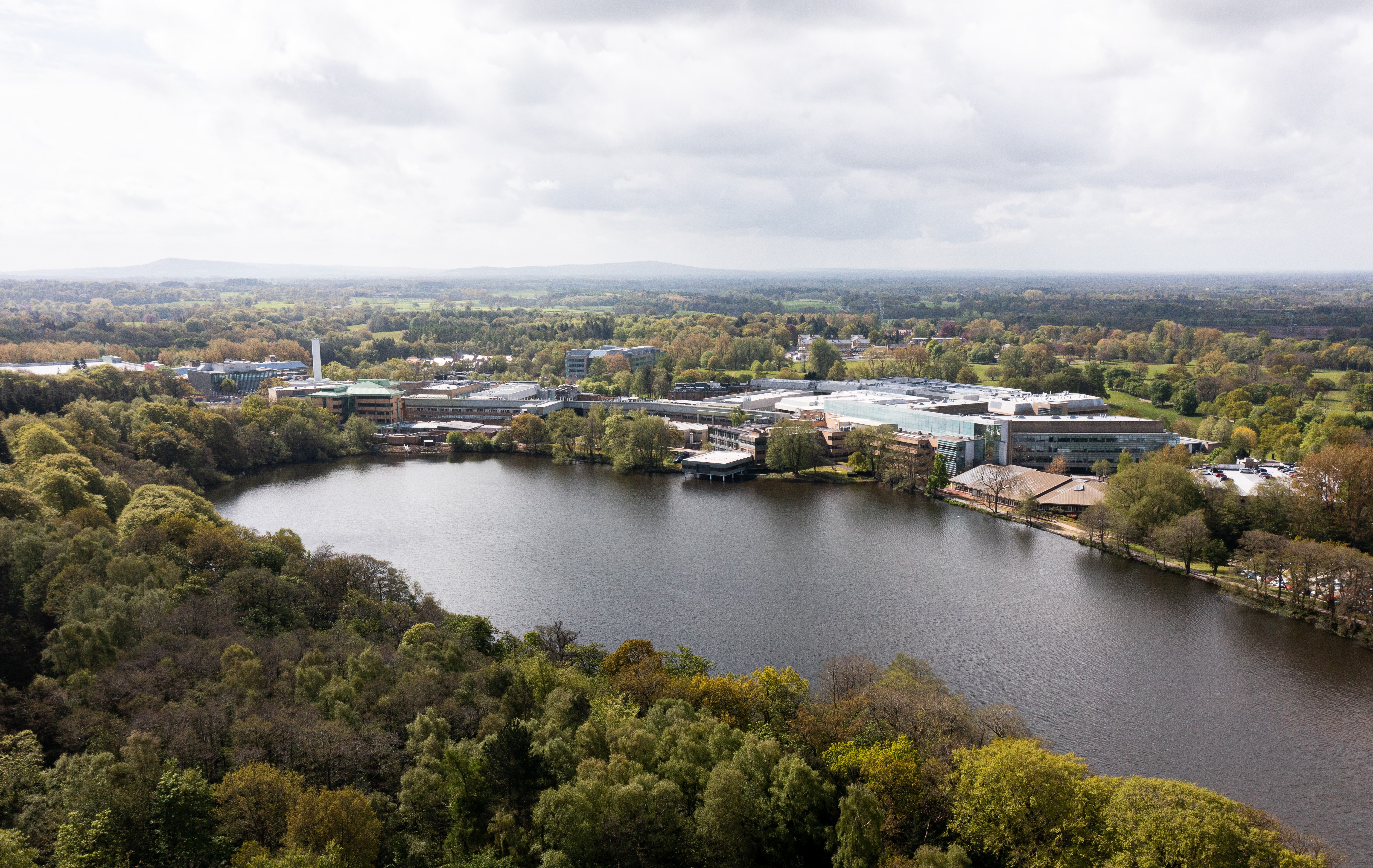 Alderley Park site from drone image